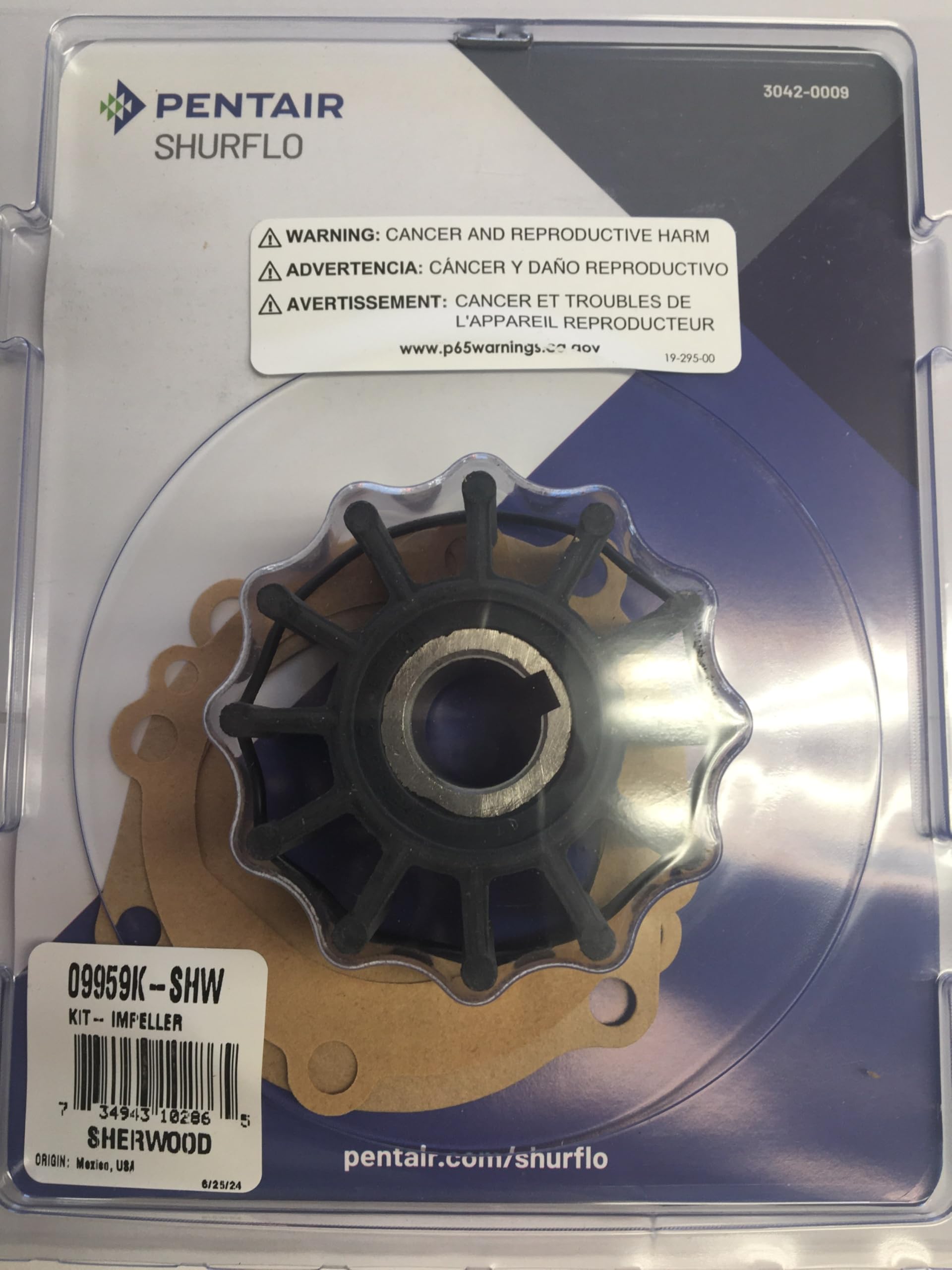 Amazon.com: Sherwood 12 Blade Sherwood Impeller Kit 09959K-SHW